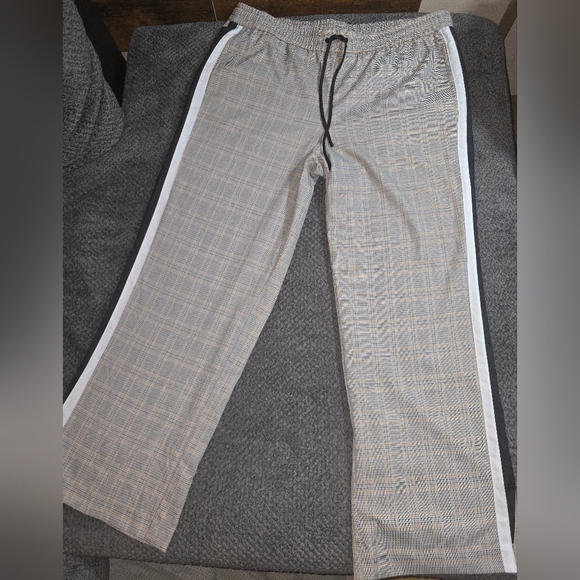 Nine West Pants - Nine West Wide Leg Plaid Pants – Size XXL